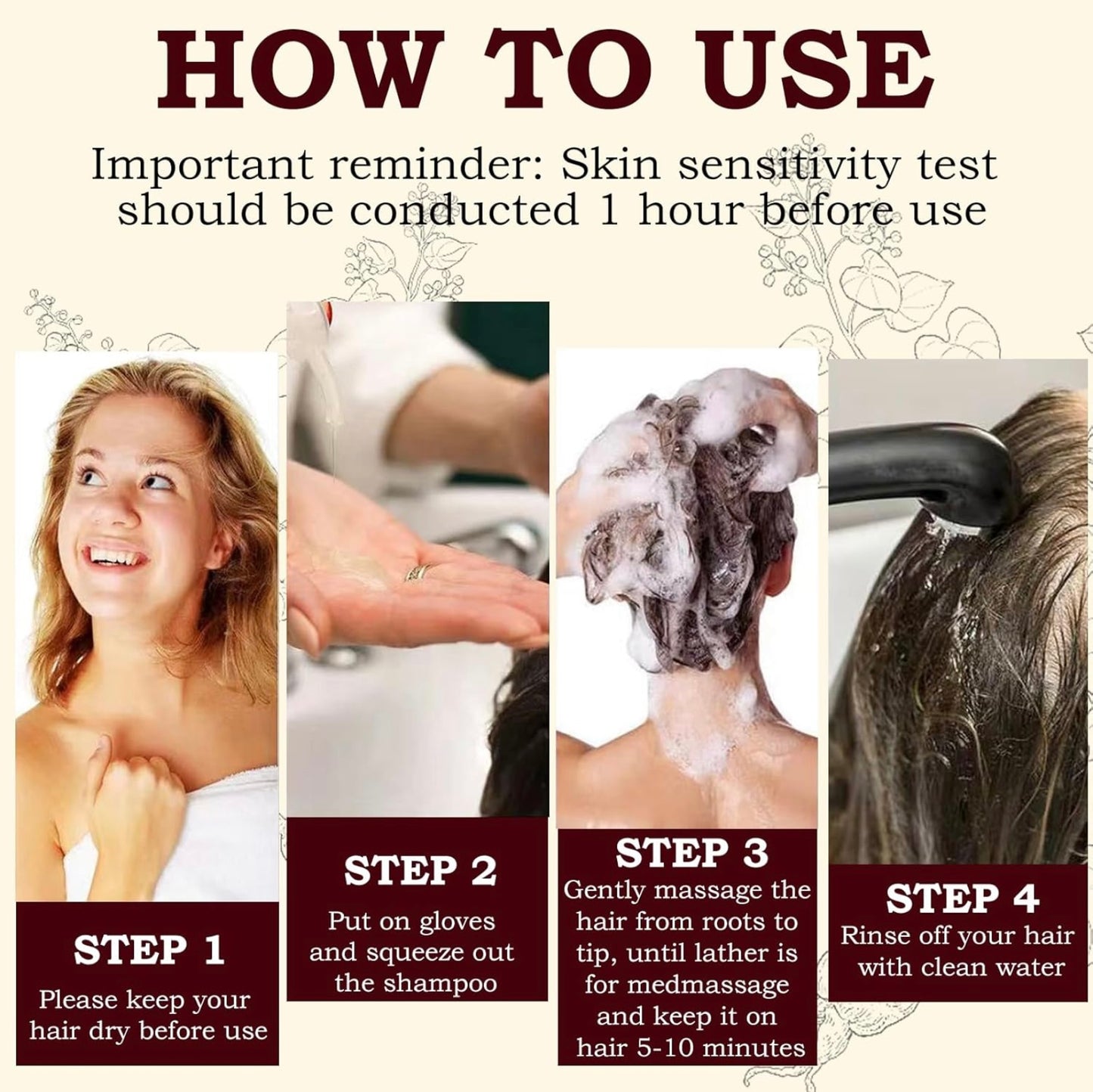 Champú para canas 500ml negro