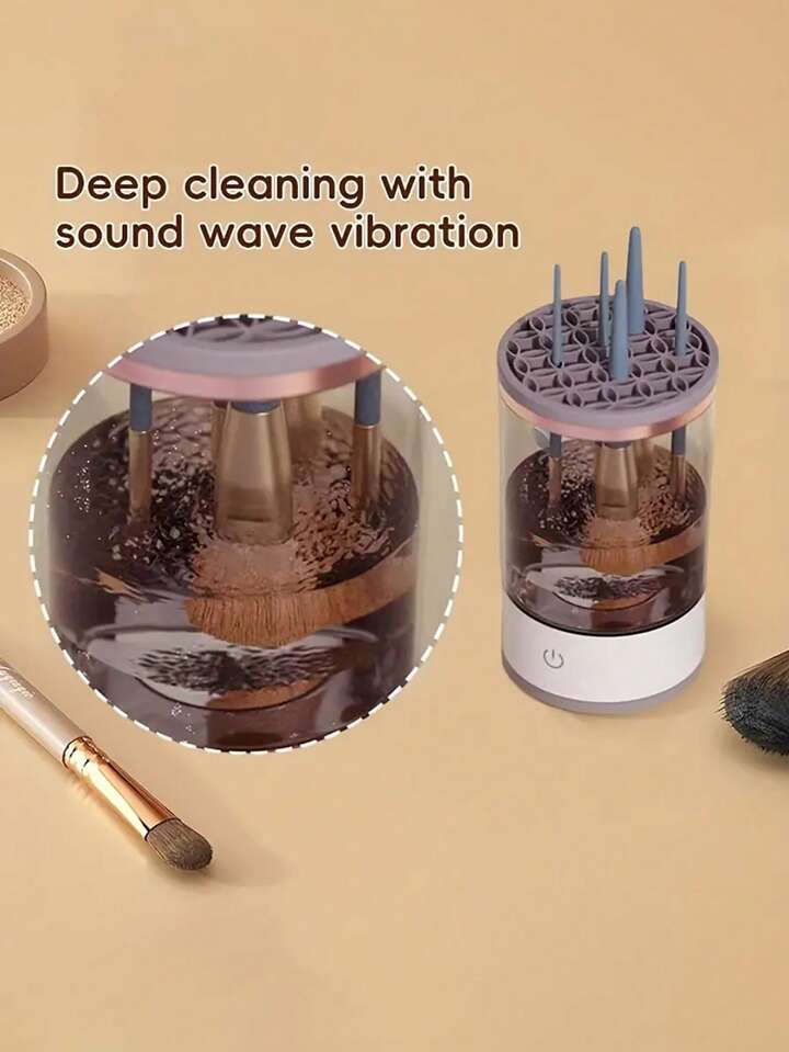 Limpiador Eléctrico de Brochas de Maquillaje