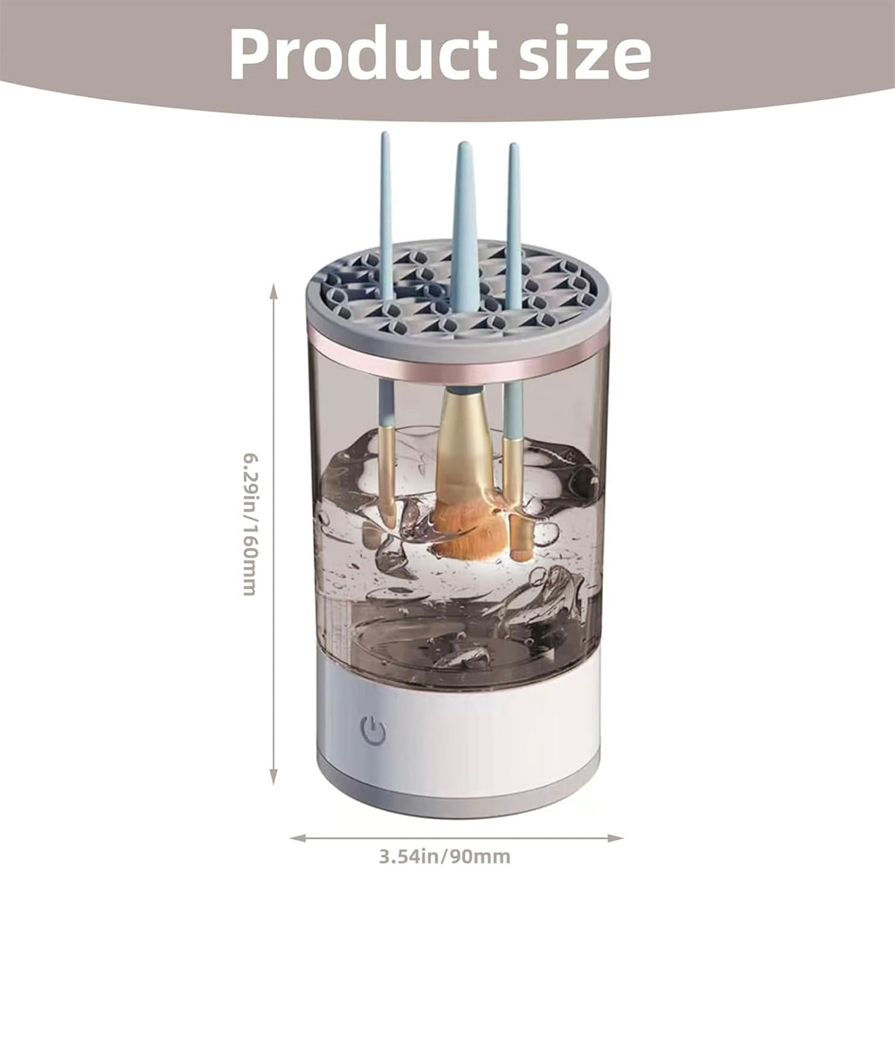 Limpiador Eléctrico de Brochas de Maquillaje