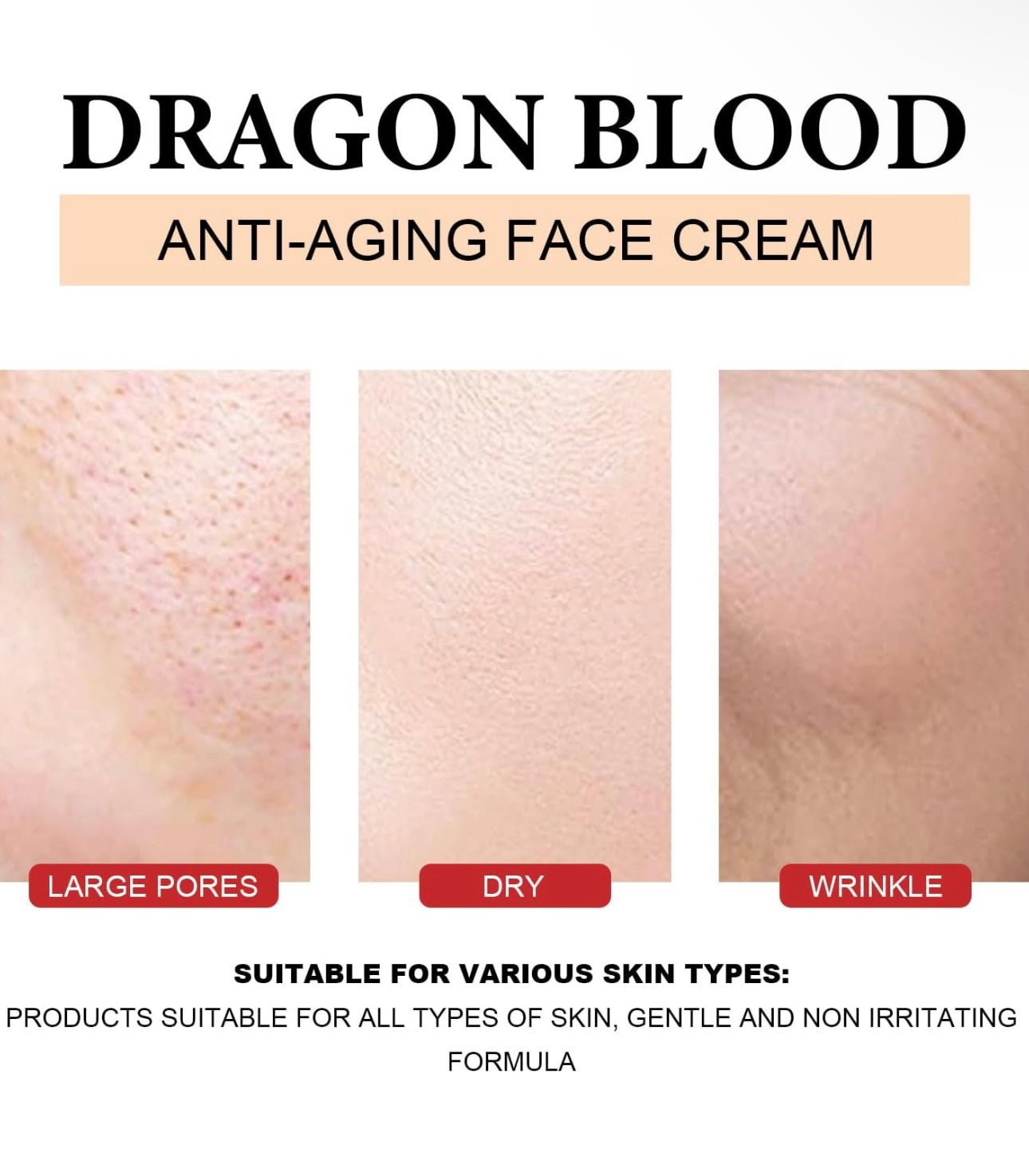 Anti-aging moisturizer with retinol dragon placenta 