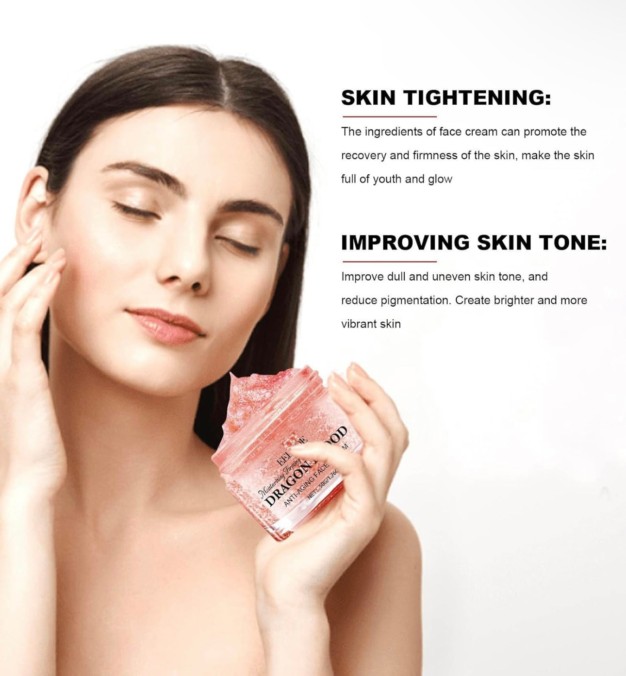 Anti-aging moisturizer with retinol dragon placenta 